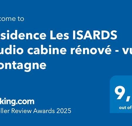 Residence Les Isards Studio Cabine Renove - Vue Montagne Font-Romeu-Odeillo-Via Exteriör bild
