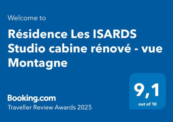 Residence Les Isards Studio Cabine Renove - Vue Montagne Font-Romeu-Odeillo-Via Exteriör bild